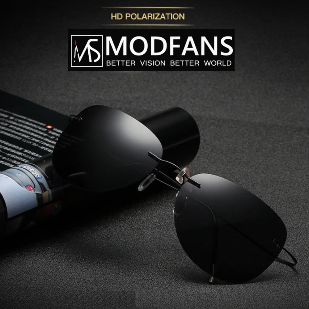 Polarized UV Protection Lightweight Comfortable Durable High Quality No Rim Low Light Visual Male Female Sun Glasses