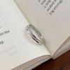 S999 Sterling Silver Rupert's Tear Matching Rings for Couples: Elegant Plain Band for Men and Women - Ideal Valentine's Day Gift