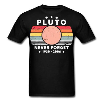 Pluto Never Forget 1930 - 2006 Vintage Shirt Solar System Planet Science T-shirt