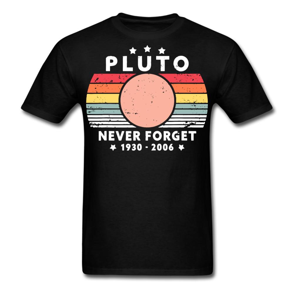 

Pluto Never Forget 1930 - 2006 Vintage shirt Solar System Planet Science T-shirt 2XL