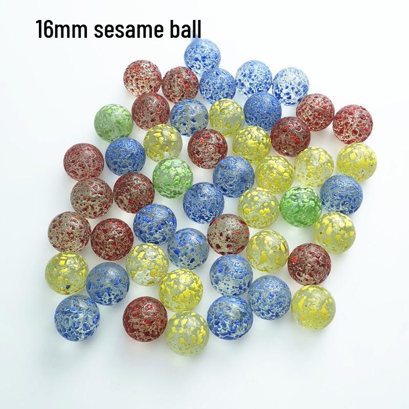 Glass Marbles Set for Games & Decoration - Sizes 14/16/19/25mm