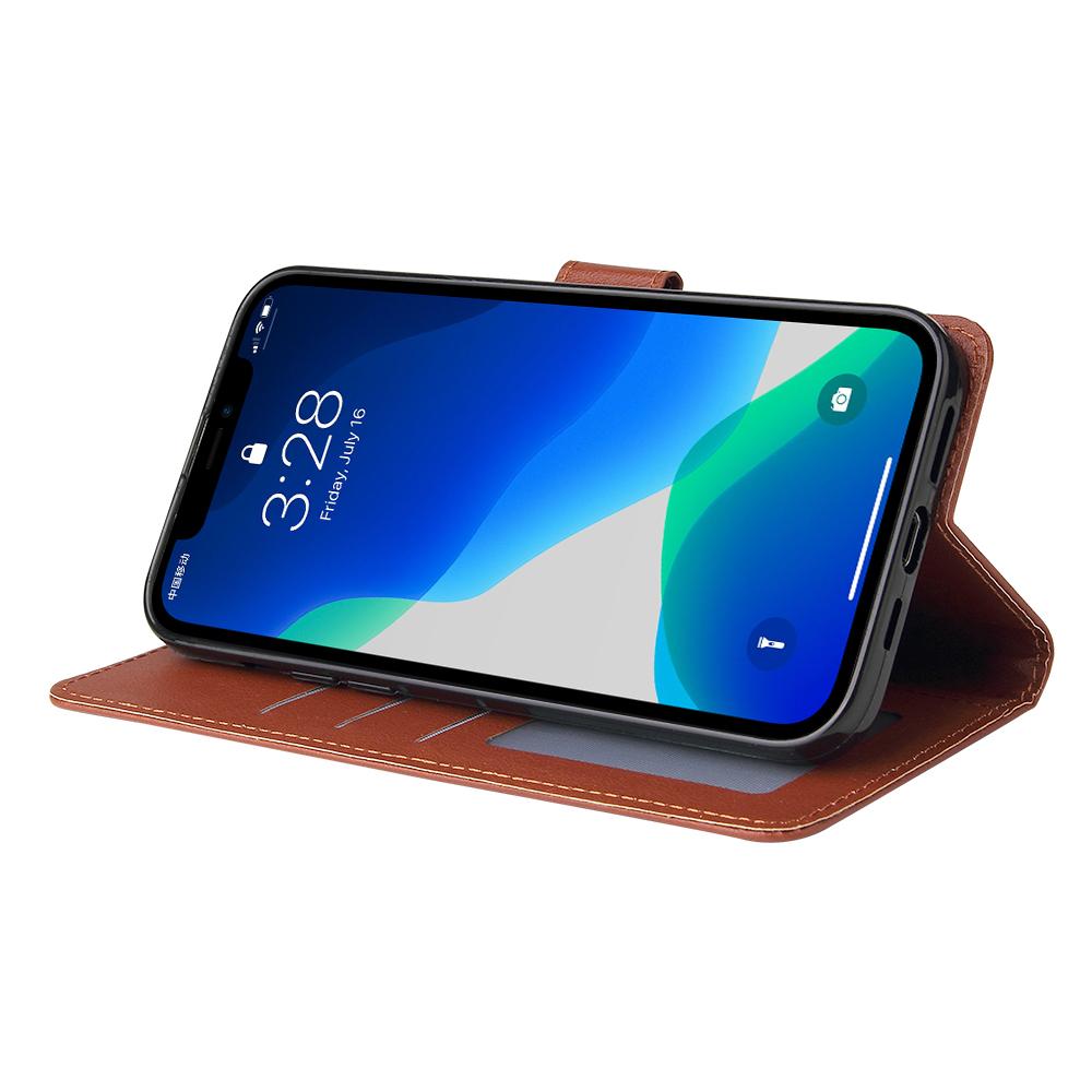 For iPhone 11 Case PU Leather+Shockproof TPU Wallet Phone Cover