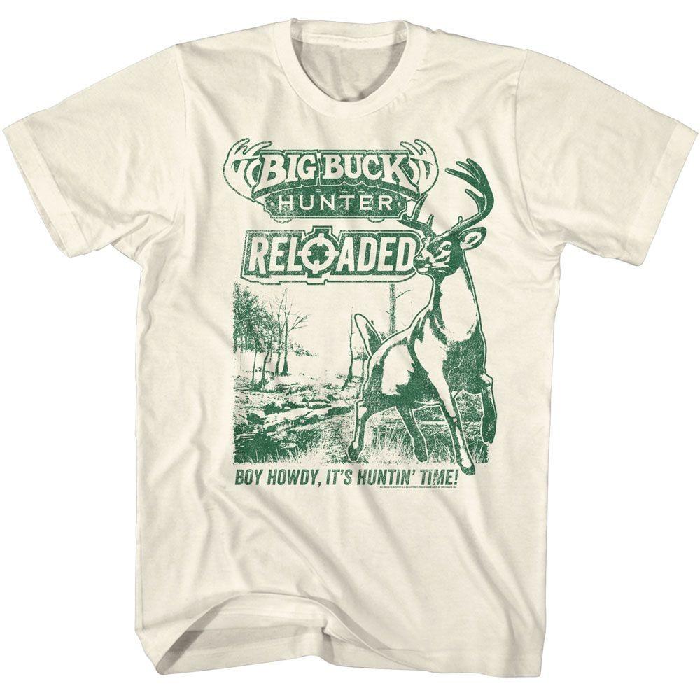 Big Buck Hunter Reloaded Monochrome Natural Gaming Shirt Unisex T-Shirt XXL