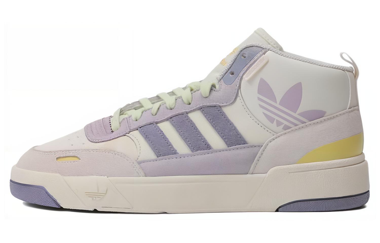 

Adidas Originals Post Up Slip Resistant Mid top Skateboard Shoes Unisex White Purple IG9129 40.5