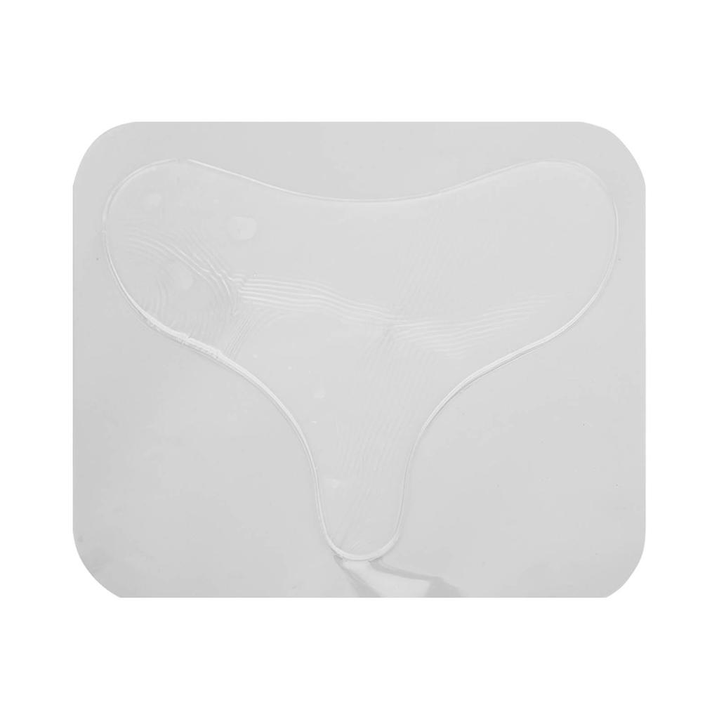 2pcs Chest Wrinkle Pads Food Grade Silicone Transparent Color Lightweight Soft Comfortable Skincare Patches for Wrinkles