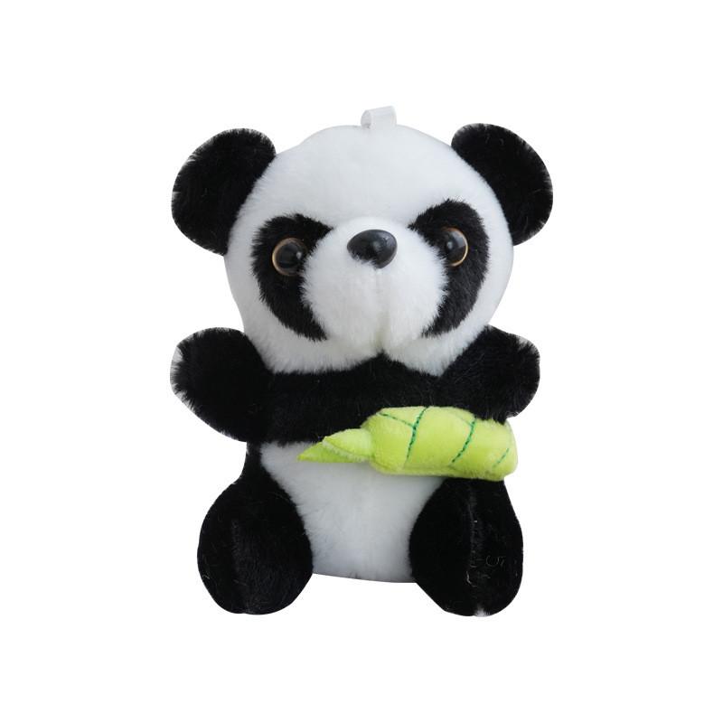 Panda Bamboo Shoots Animal Stuffed Plush Key Chain Toy Children Birthday Gifts