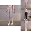 Luxurious Women Harem Pants High Waist Casual Slim Plus Nine Size Trouser