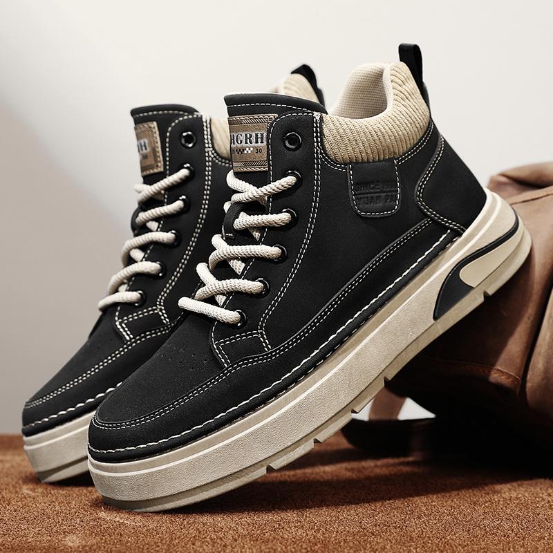 Neue Herren-Skateboardschuhe im klassischen Stil mit niedriger Spitze und dicker Sohle, bequeme Basketball-Sneakers mit weicher Sohle