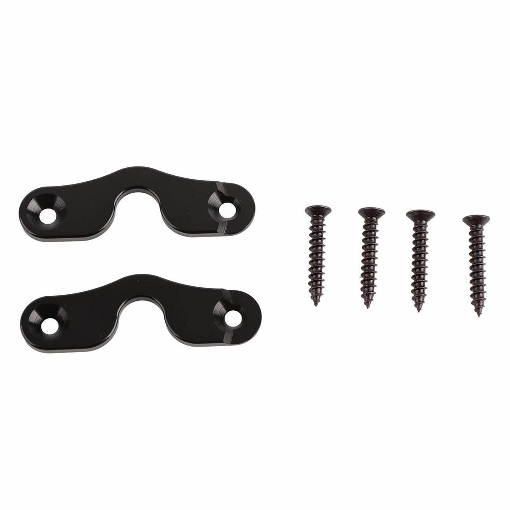 [Genuine Product] Sun Visor Clip Repair Kit, Aluminum Alloy, Black Anodized Wrangler JK JL JLU Compatible