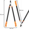KADAX Pruner Scissors For Branches Hedge Garden 74cm Shrubs Manual Long