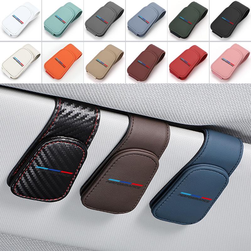Drswk4 Car Sunglasses Holder Magnetic Portable Ticket Card Clip Auto Accessories For BMW X1 X3 X4 X5 X7 G20 G38 F20 F39 F48 E46 E60 E36