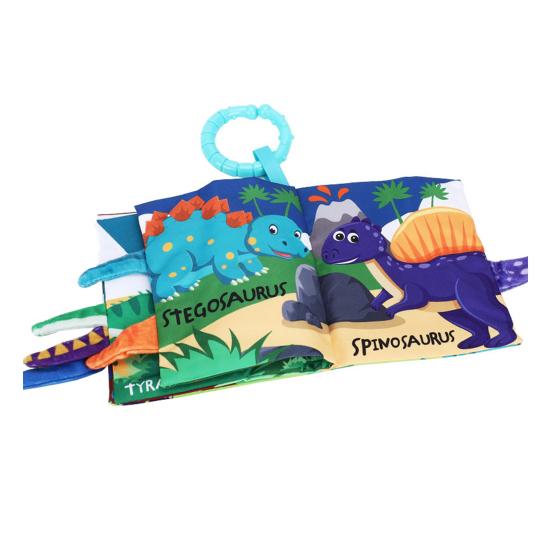 

Baby Cloth Book Toy Animal Vehicle Learning Touch And Feel Crinkle Book 0-3 Newborn Infant Sensory Activity Book Early Education Stroller Toy F