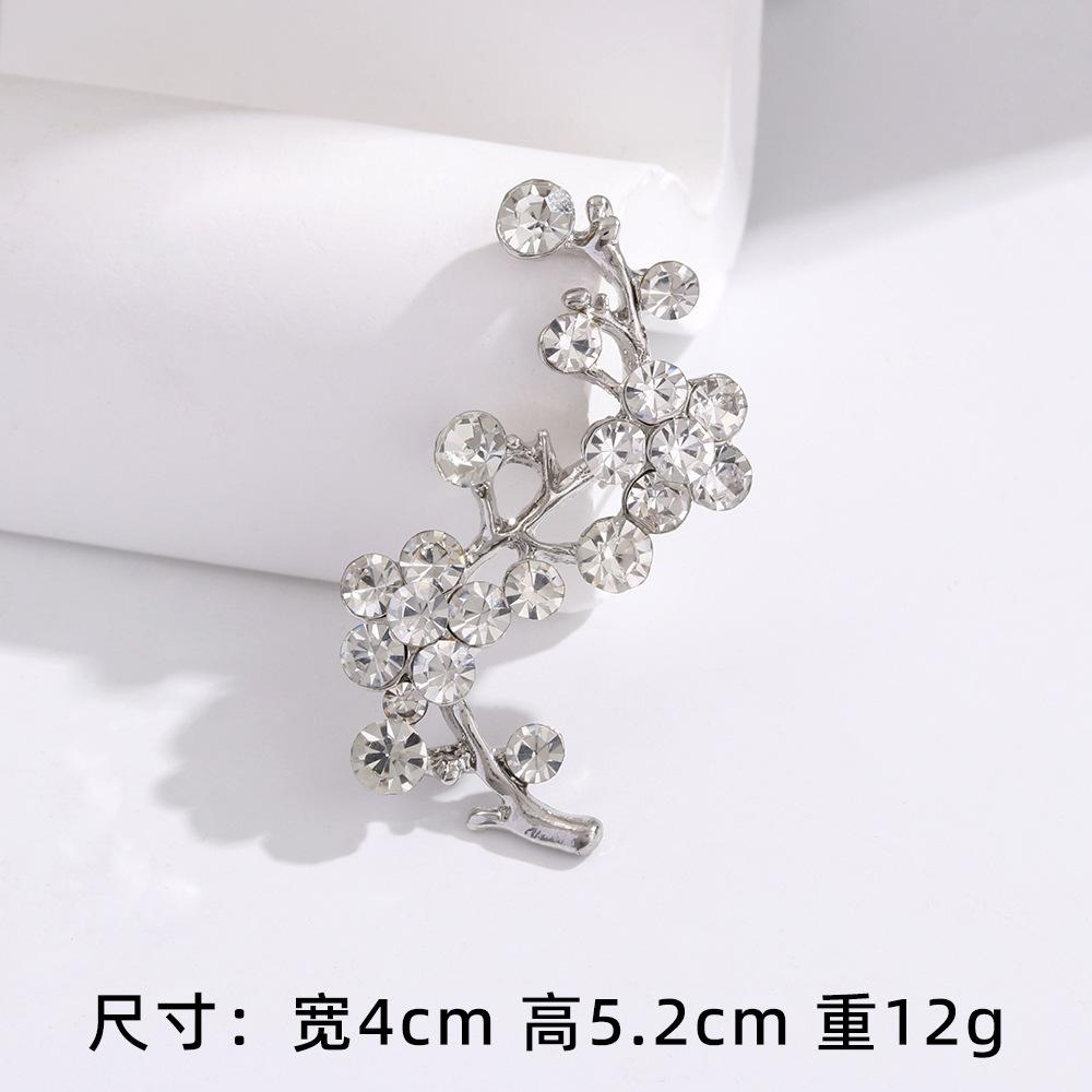 New Alloy Brooch High-end Sense Niche Women Spot High-end Pin Coat Suit High-end Versatile Corsage
