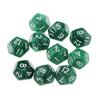 Pack of 10pcs Twelve Sided D12 Playing D&D RPG Party Games