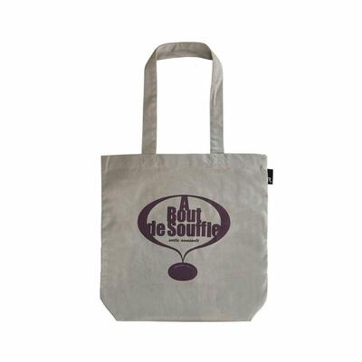 Rootote Vertical Tote Bag with Logo and Message, SC Tall, Recycled Cotton (108604, Gray)