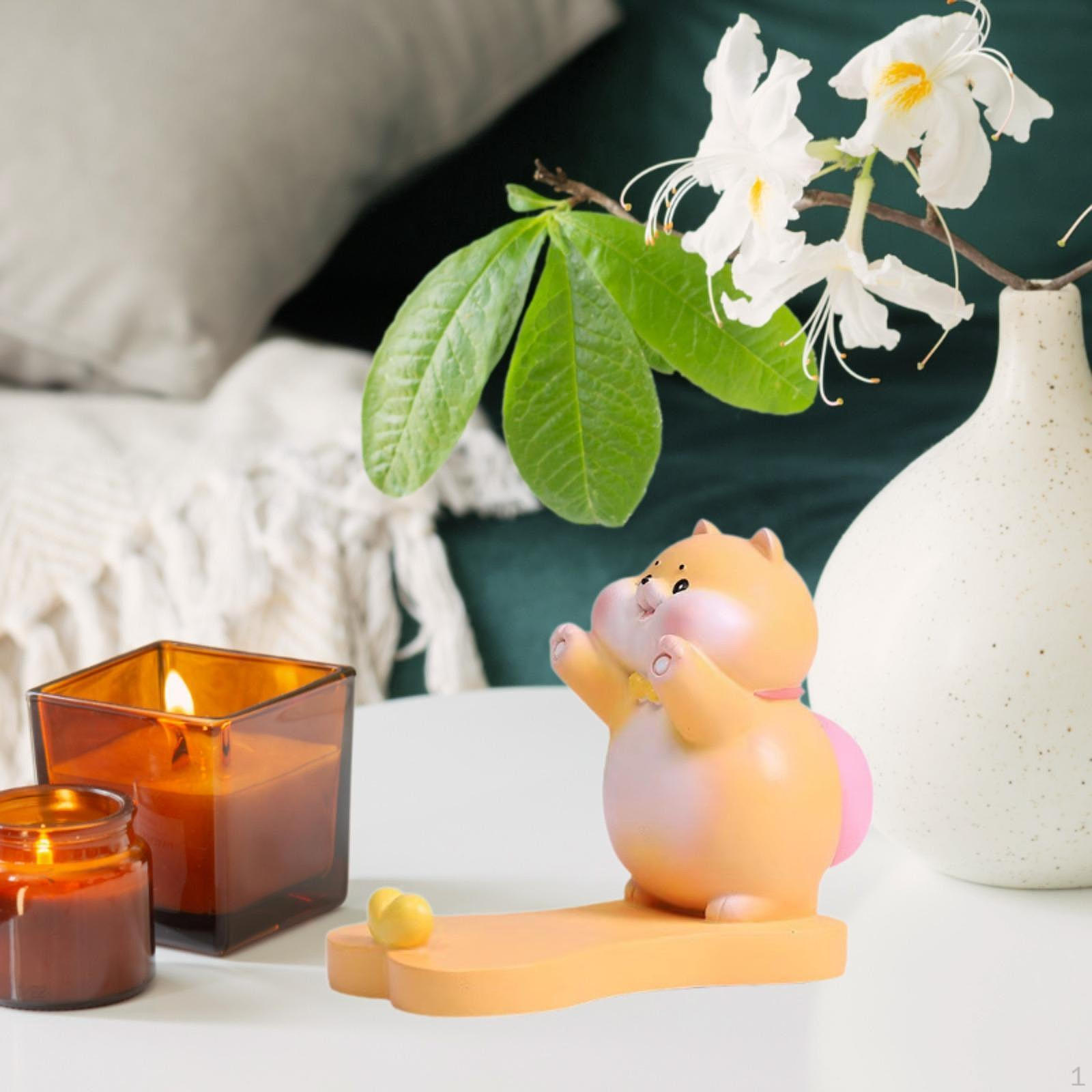 

Подставка для телефона в виде животного, симпатичная, симпатичная, переносная, настольная подставка, держатель для смартфона Two Hand Dog Shape