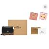 COACH Klare Leather Trunk Bag Crossbody Bag Small Women's Black & Brown 90400-IME7V