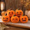 Halloween Toy Stuffed Doll for Decoration, Soft Pumpkin Hanging Ornament