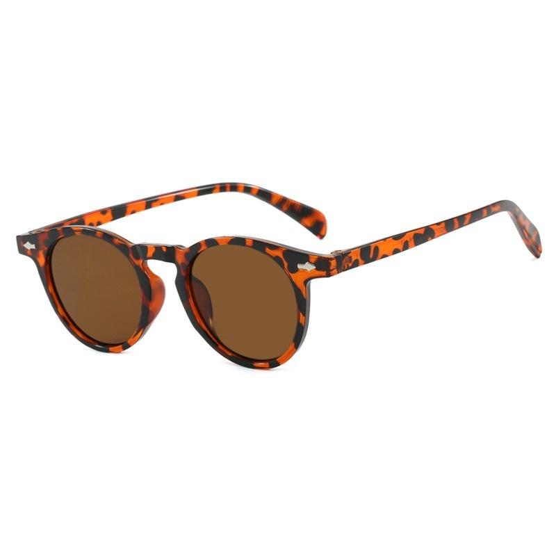 Circular Sun Glasses Glasses Ladies Men Luxury Designer Style Style Classic Rivets Sun Eyeglasses Driving Vintage Fashionable Eyewear Spectacle