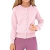 Children's Fashion Casual Cardigan Knitted Long Sleeve  Top
