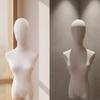 Busto Manichino Femminile Stile Boutique con Copertura in Tessuto Robusto