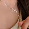 Simple Design Sense Snake Fringed Necklace Female Niche Personality Unique Exquisite Fashion Versatile Neck Chain Sweater Chain