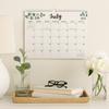 18 Months Leaf Pattern Calendar Square Weekly Schedule Calendar Durable Wall Calendar  Office