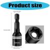 8mm 5/16" Hexagonal Shank Magnetic Power Nut Driver Set Impact Socket Adapters Bit Extension