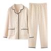 Women's Thick Long-Sleeve & Pants Lapel Set - Warm Casual Autumn/Winter Homewear