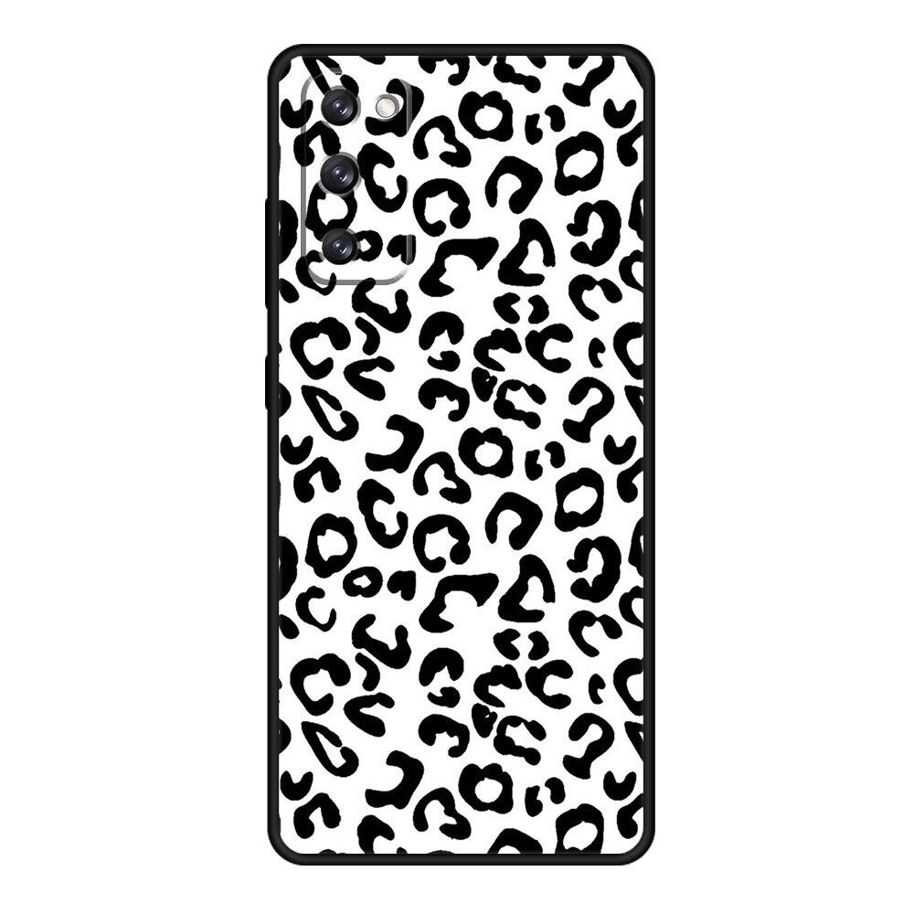 For Samsung Galaxy S10e S22 Ultra 5G S8 S21 Plus S10 S7 S9 S20 FE 2022 Phone Case Black and White Polka Dot Silicone Fundas