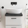 VidaXL Dark Grey Bathroom Countertop 40x60x6 Cm Treated Wood 3156196