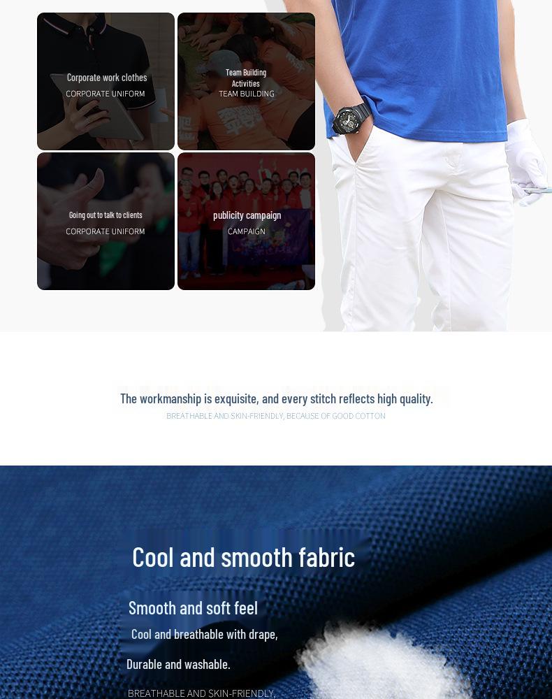 Custom Quick-Dry Polo with Turn-Down Collar for Corporate Events and Logo Branding