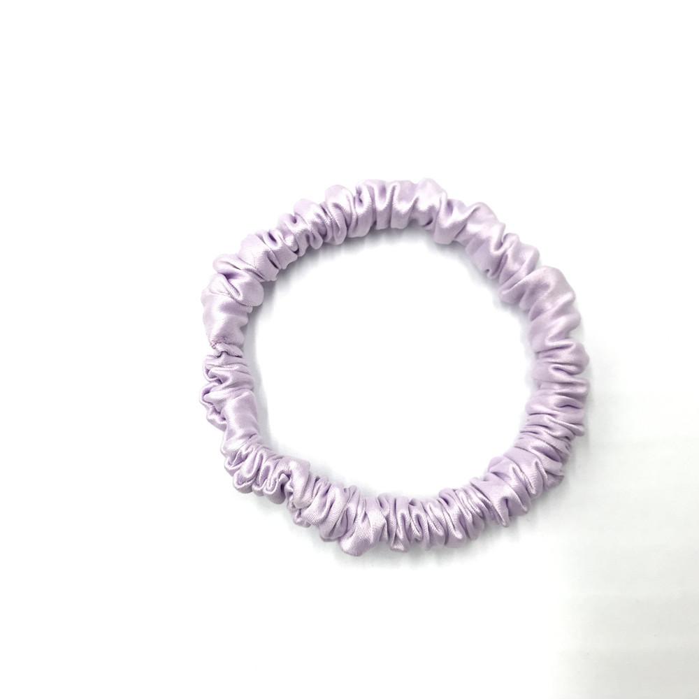 Fashionable Artificial Silk Thin Hair Tie High-Grade Satin Large Intestine Circle Women'S Headstring Hair Ornament