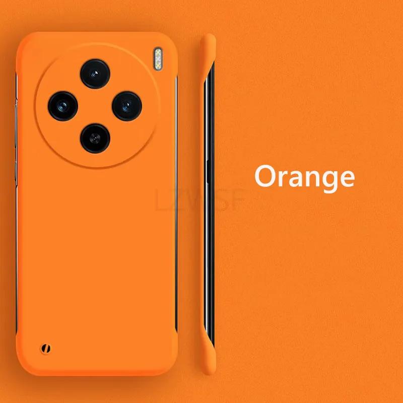 Ultra Thin Frameless Hard PC Back Cover for VIVO X100 Ultra X100S Pro X100S Pro X100 Pro Candy Color Shockproof Borderless Matte Phone Cases