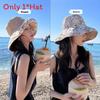 Summer Cotton Linen Fisherman Hat With Floral Pattern And Sun Protection For Women