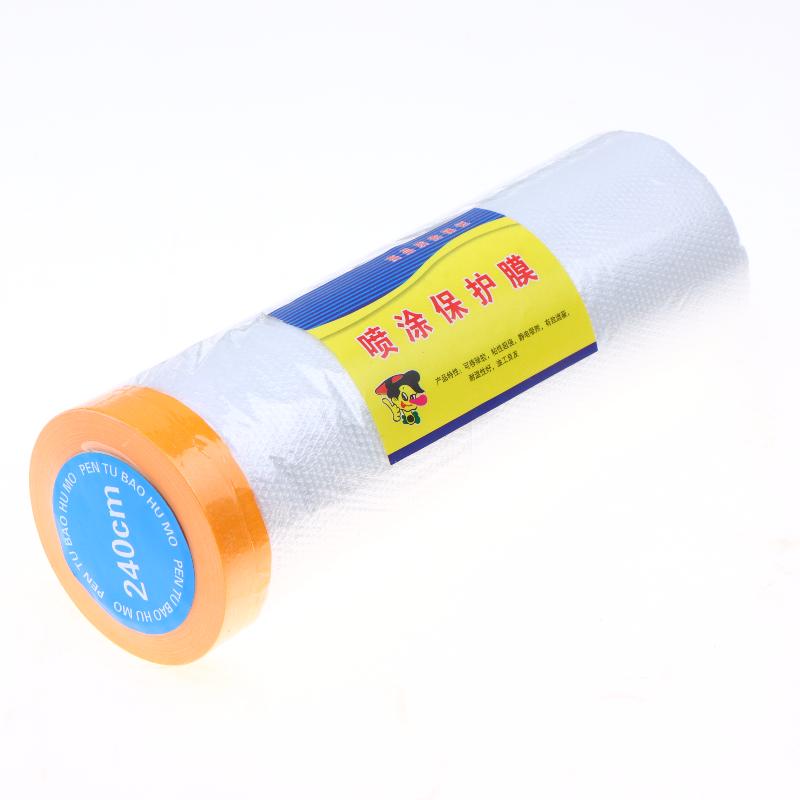 12M Self-Adhesive Furniture Dustproof Protection Film Plastic Cover for Office Home Renovation Moving Dust Proof Use