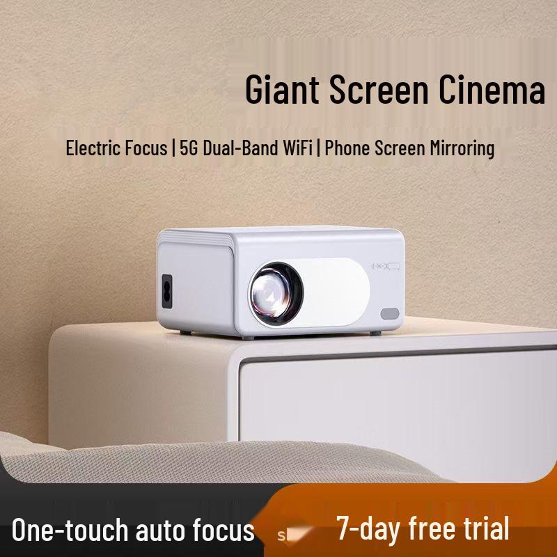 2025 Ultra HD Home Theater Projector for Dorms & Living Rooms, 5G Mobile Compatible