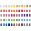60 Cores Pintura Aquarela Sólida Conjunto de Tintas Aquarela Fácil de Usar Pigmento Multifuncional Perolado para Artesanato