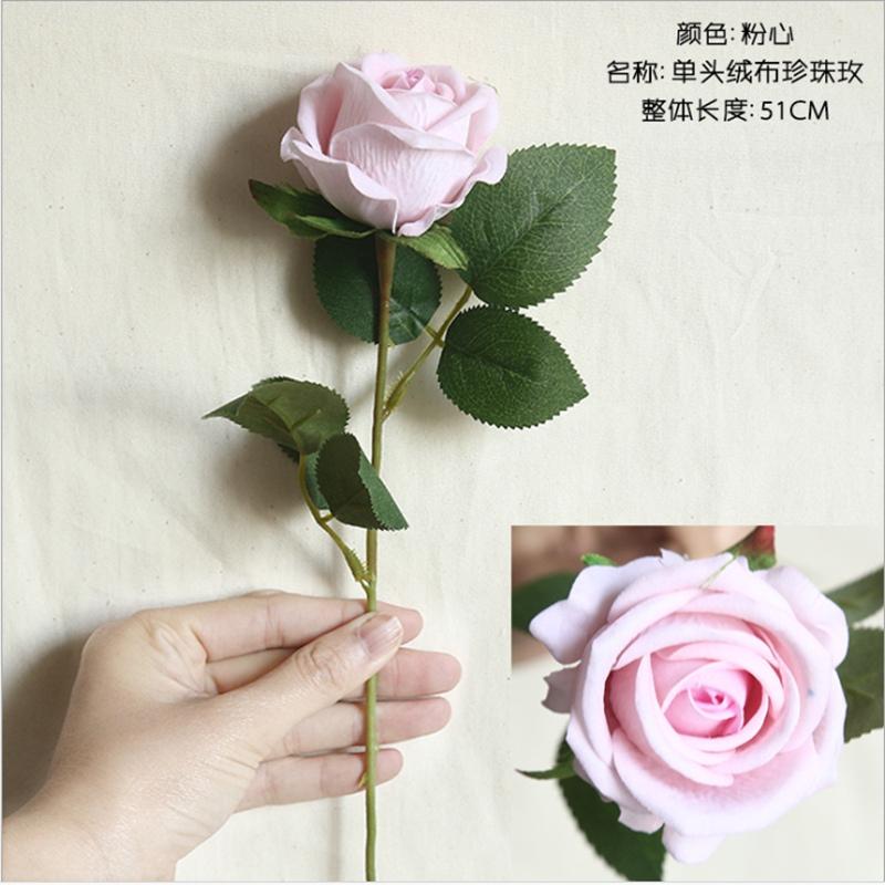 Artificial Flowers Fake Rose Bouquet Vases Home Room Decoration Accessories Wedding Plants Bridal Clearance Floristics Diy Gift