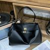 Nova bolsa de couro para rodeio B, de alta qualidade, estilo preguiçoso, com fecho, bolsa de ombro, bolsa mensageiro, para o dia a dia, tendência