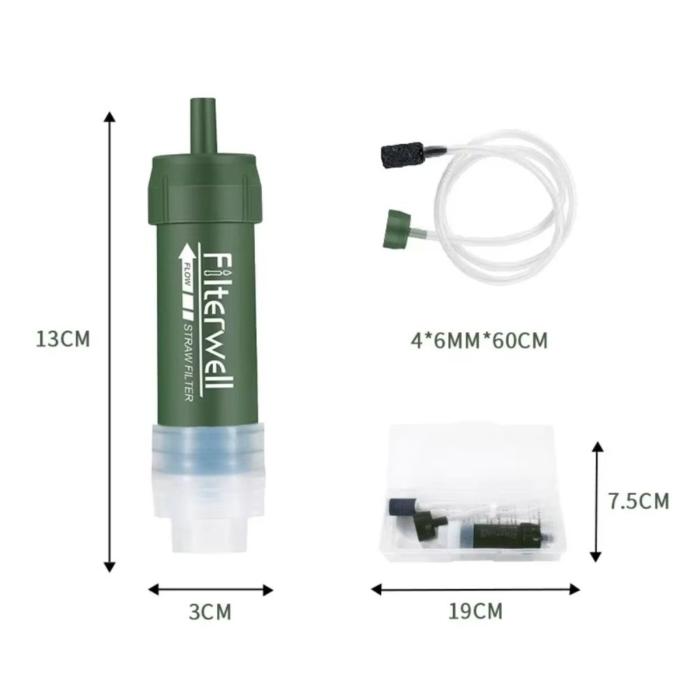 Mini Mini Wasserfilter Strohhalm Strohhalm Trinkwasserfilter Strohhalm Outdoor