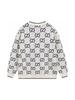 Unisex Light Luxury G-Print Round Neck Pullover Sweater
