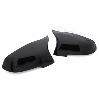 2ks Bright Car Glossy Black Náhrada pro BMW řady 5 Sedan F10 F11 F18 2014-2017 Krytky zpětných zrcátek M
