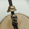Helmet Skull Soldier Shape Parachute Cord Beads Lanyard Bead Fashion Charm Beads for DIY Lanyard Keychains Pendants
