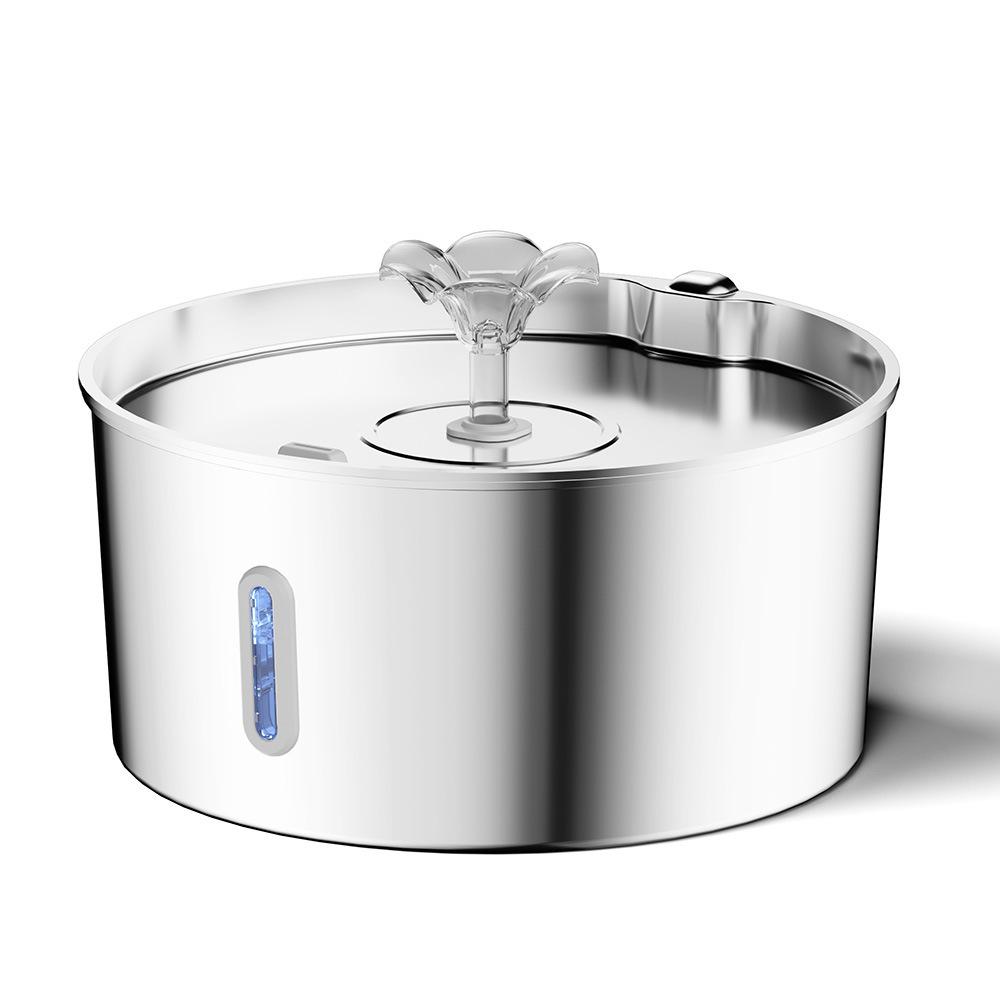 Stainless Steel Eco-friendly Pet Water Dispenser Super Large Capacity Automatic Heating Cat Dog Water Feeder