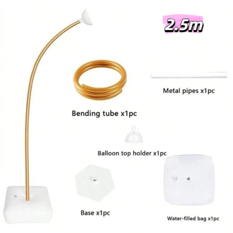 Balloon Stand Holder 1.5/2.5M Adjustable Free Bending Balloon Arch Kit for Bachelorette Party Event Supplies
