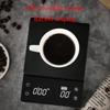 Digitale Kaffeewaage Wiederaufladbare Pour-Over Kaffeewaage mit Timer Tropfkaffeewaage LED Großanzeige für Haushalt