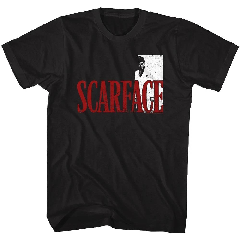 Scarface Sfredwht Movie Shirt 100