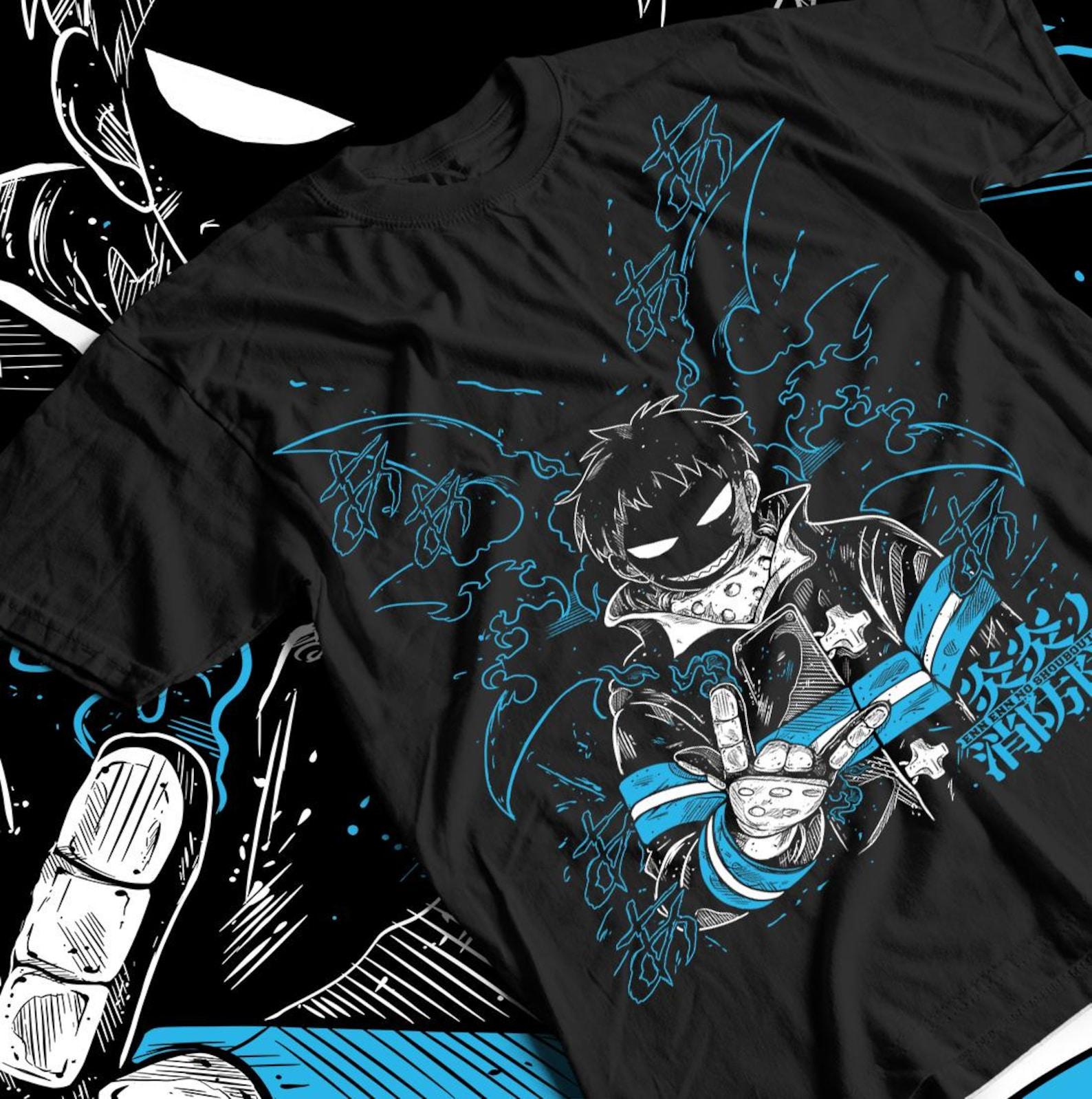 Shinra T shirt Fire Force Skitaru Shonen Tamaki Fire T shirt, Anime Cosplay Shirt, Anime SweaT shirt, S
