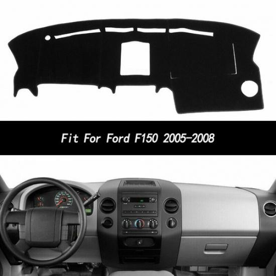 Auto Car Black DashMat Dashboard Non-Slip Cover Pad For Ford F150 2005-2008